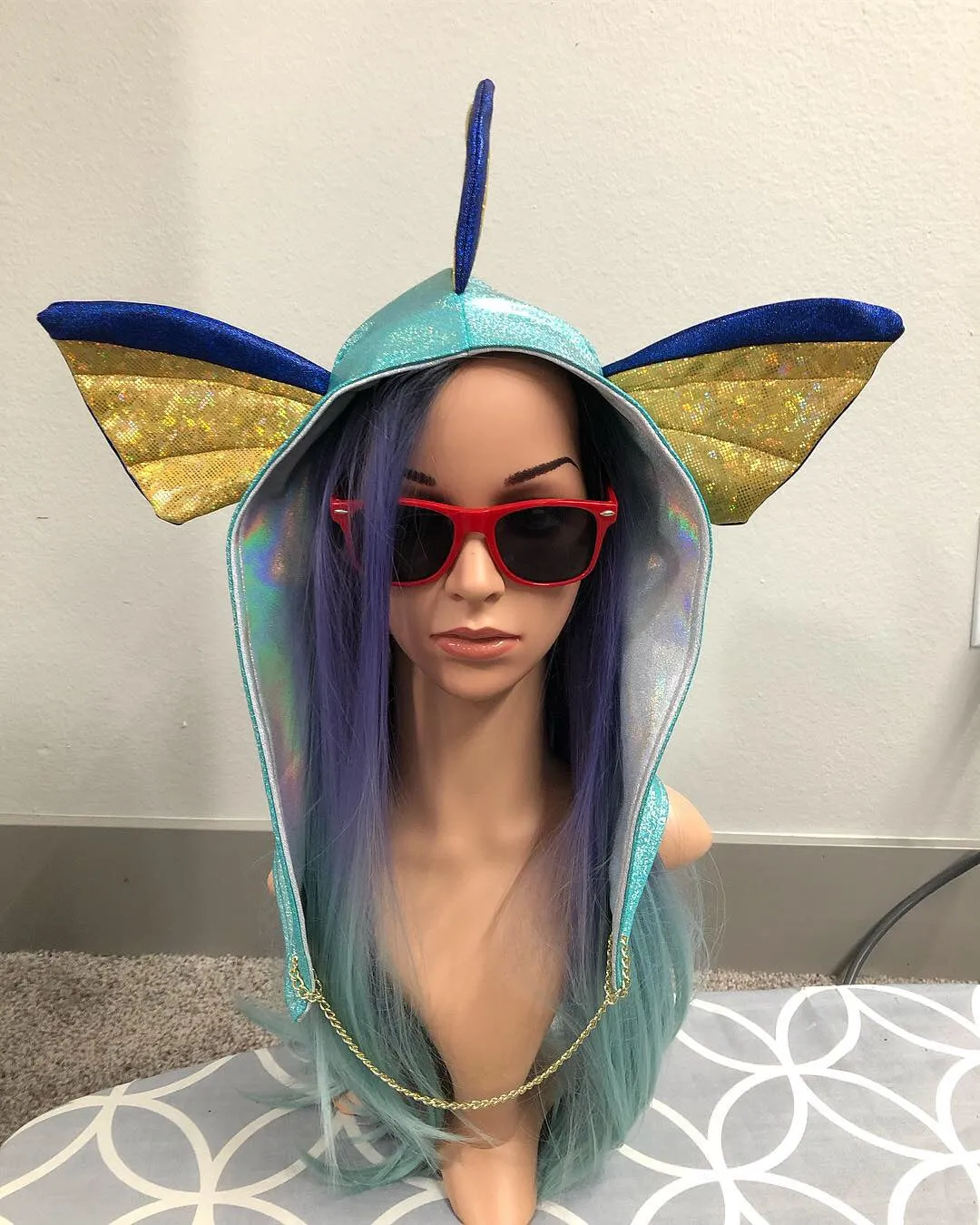 Vaporeon Inspired Hood