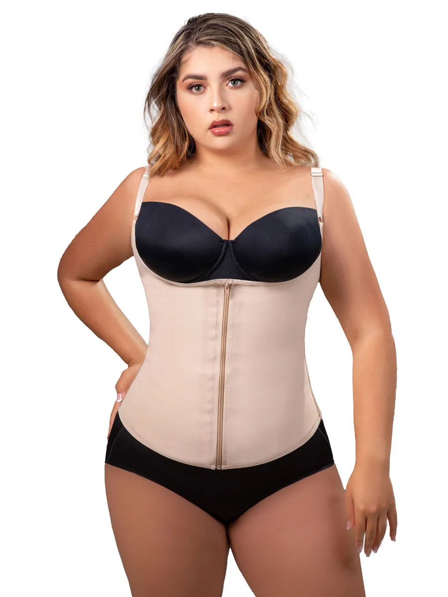 Vedette 400 Latex Underbust Strapped Shaping Cincher with Zipper panels