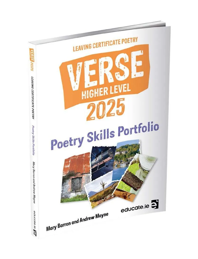 Verse 2025 - Leaving Cert Poetry - Higher Level - Skills Portfolio Book Only
