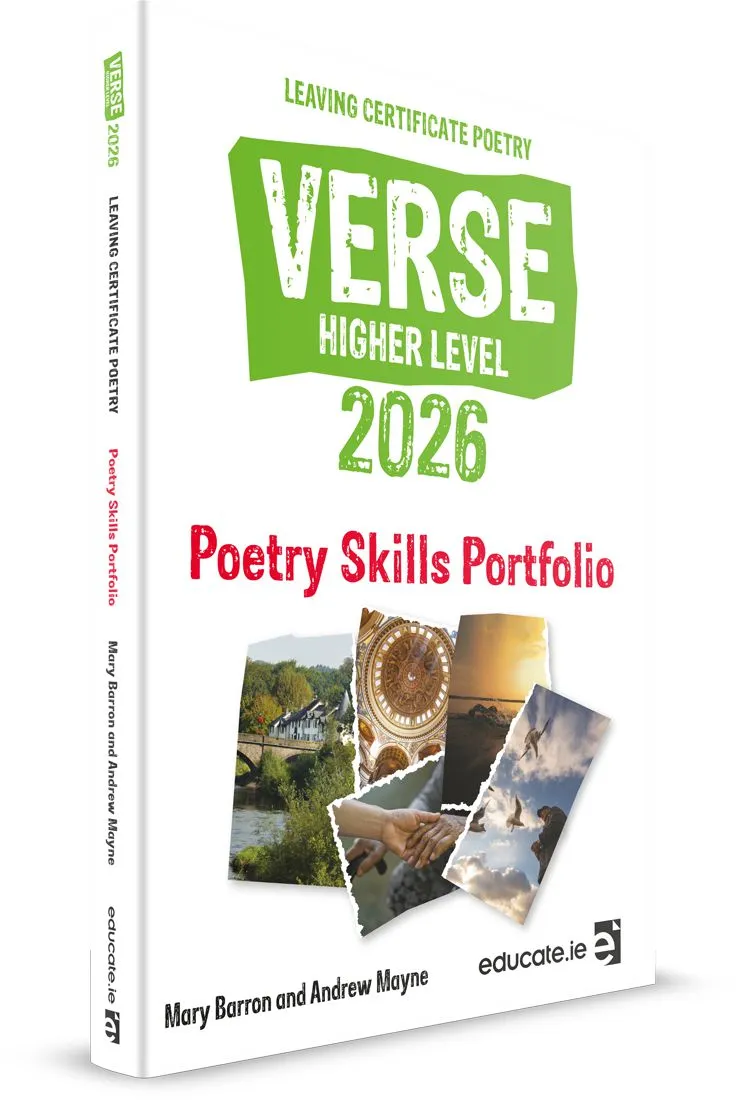 Verse 2026 - Leaving Cert Poetry - Higher Level - Skills Portfolio Book Only