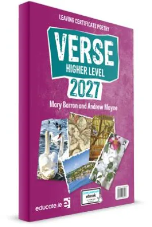 Verse 2027 - Leaving Cert Poetry - Higher Level - Textbook & Poetry Skills Portfolio Book - Set