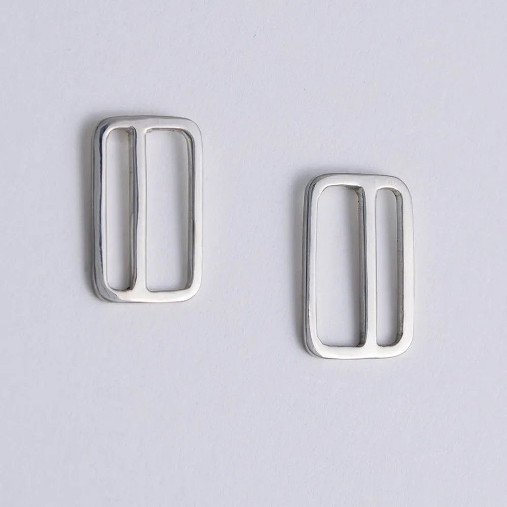 Vertical Transit Ticket Card Earrings