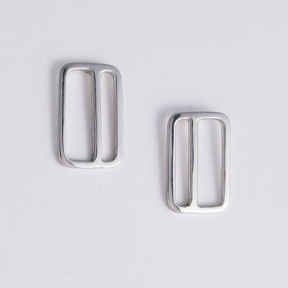 Vertical Transit Ticket Card Earrings