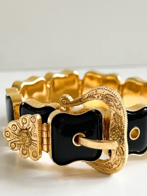 Vintage Black Statement Bracelet