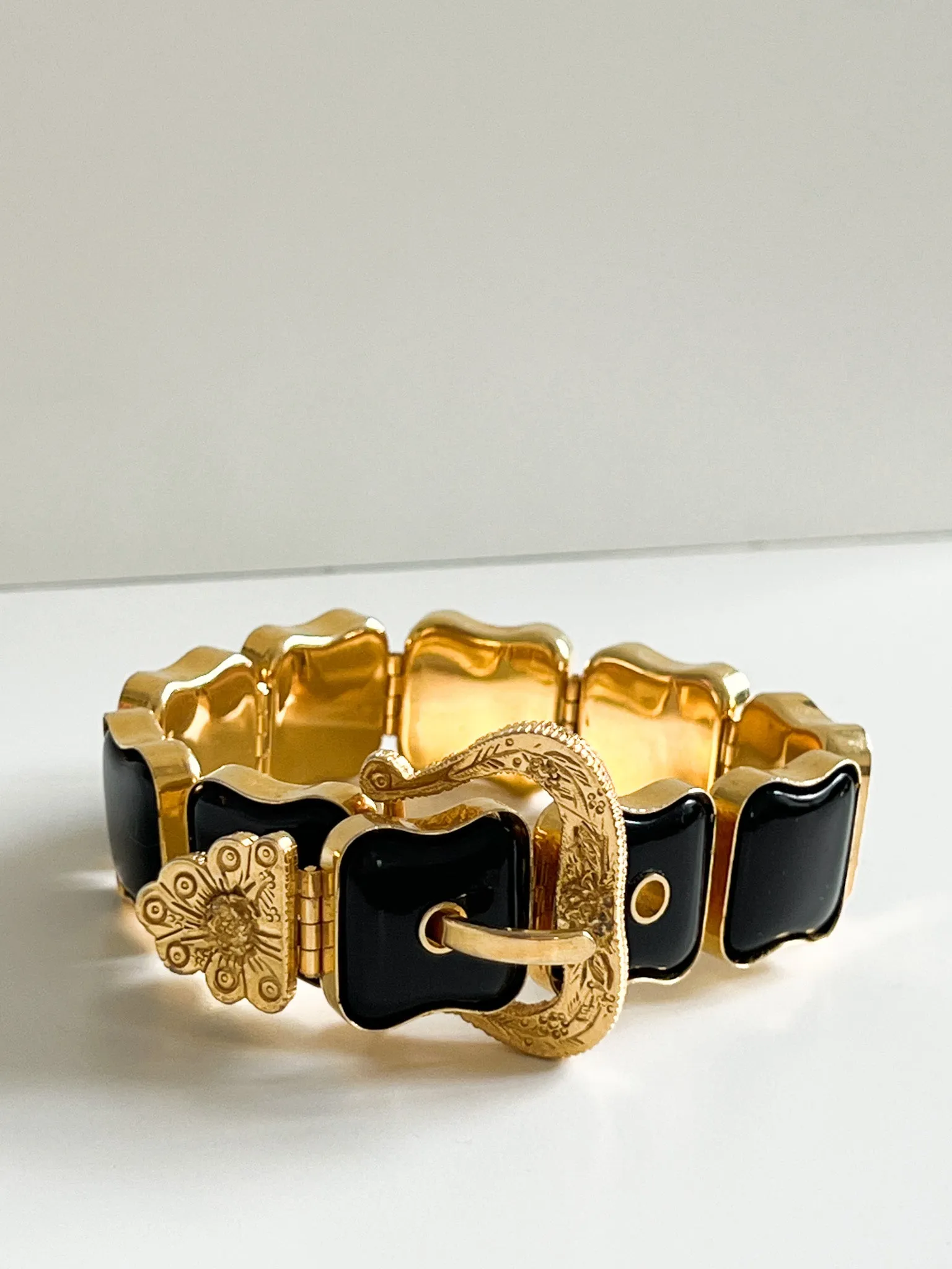 Vintage Black Statement Bracelet