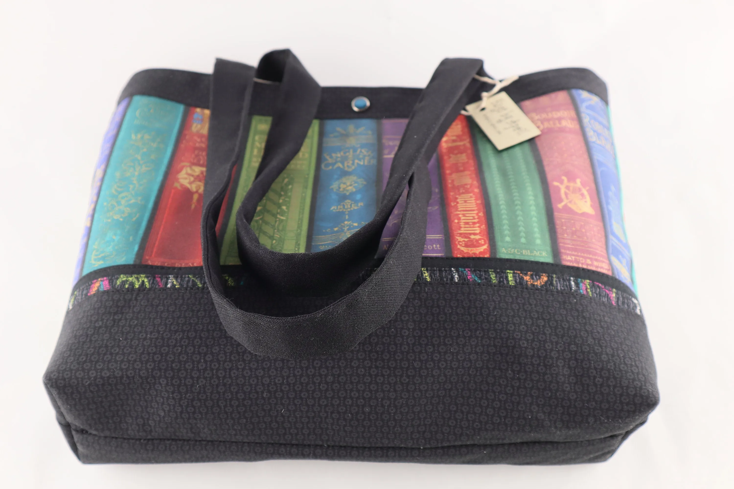 Vintage Library Books Shoulder Bag Purse