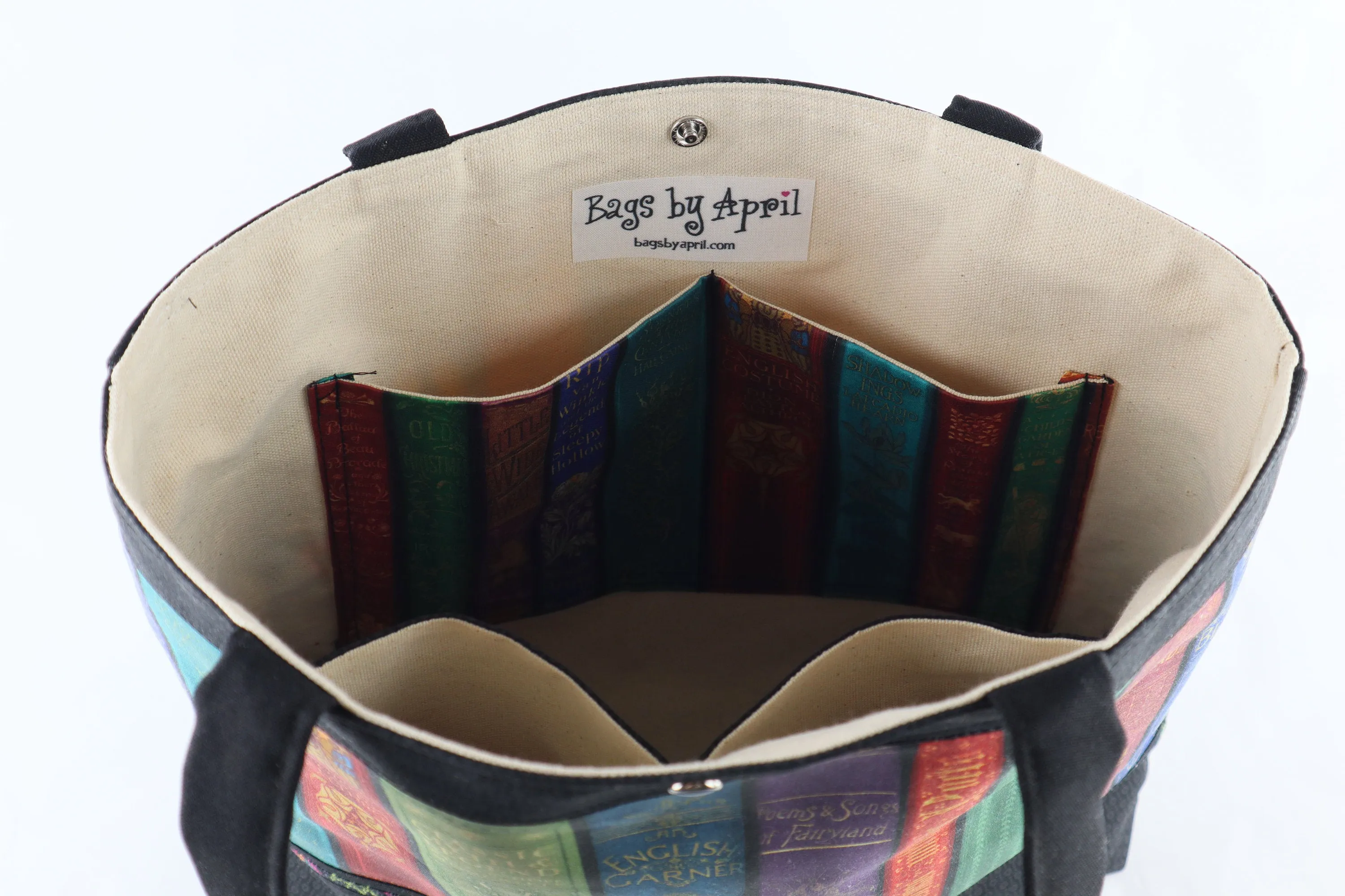 Vintage Library Books Shoulder Bag Purse