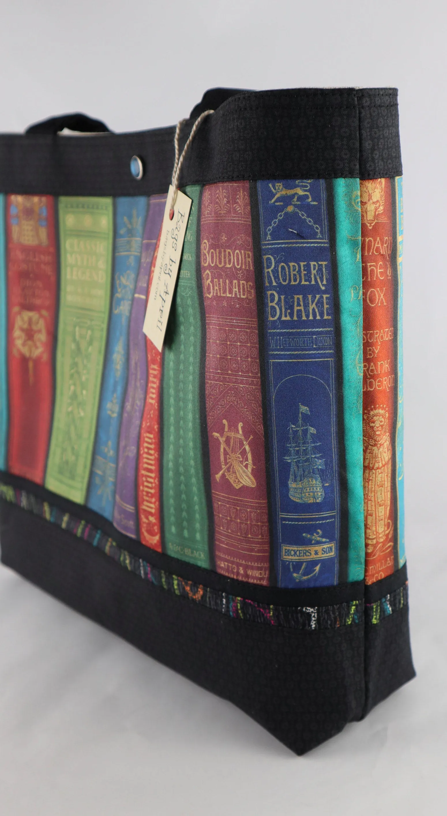 Vintage Library Books Shoulder Bag Purse