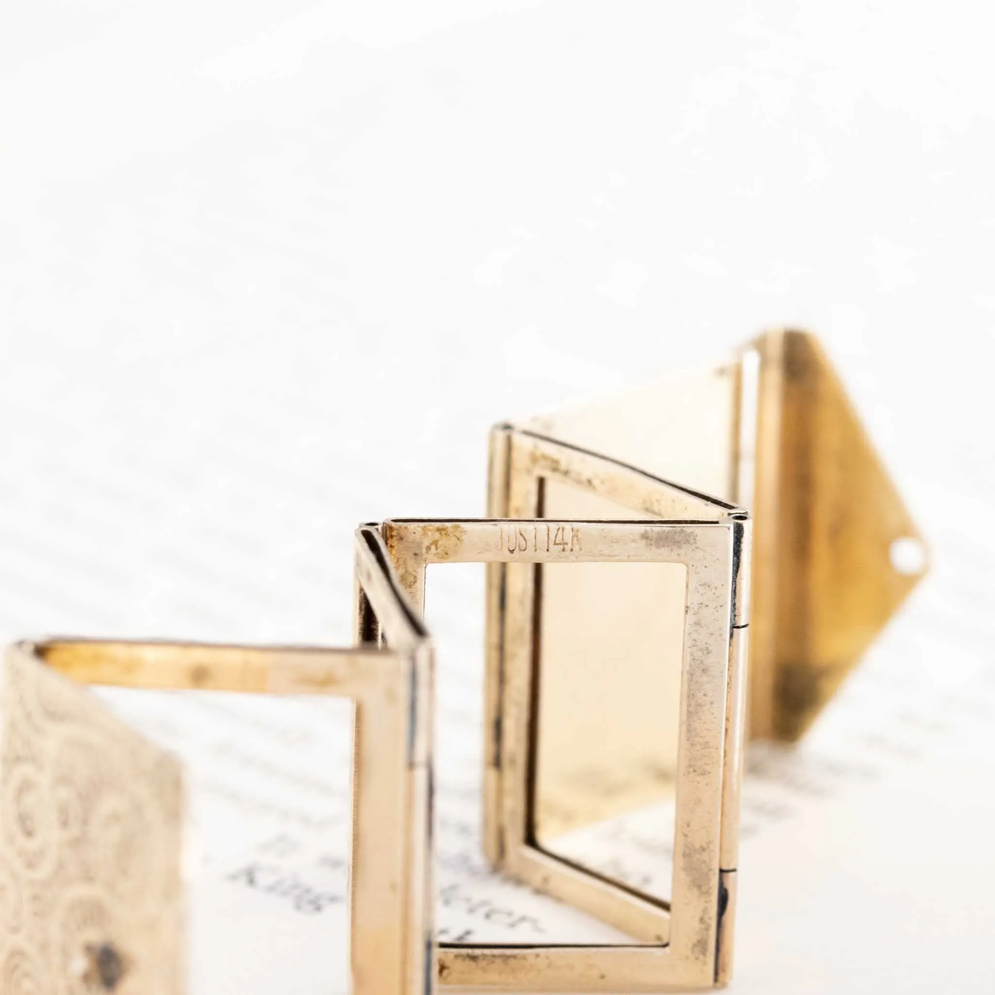 Vintage Portfolio Locket Pendant