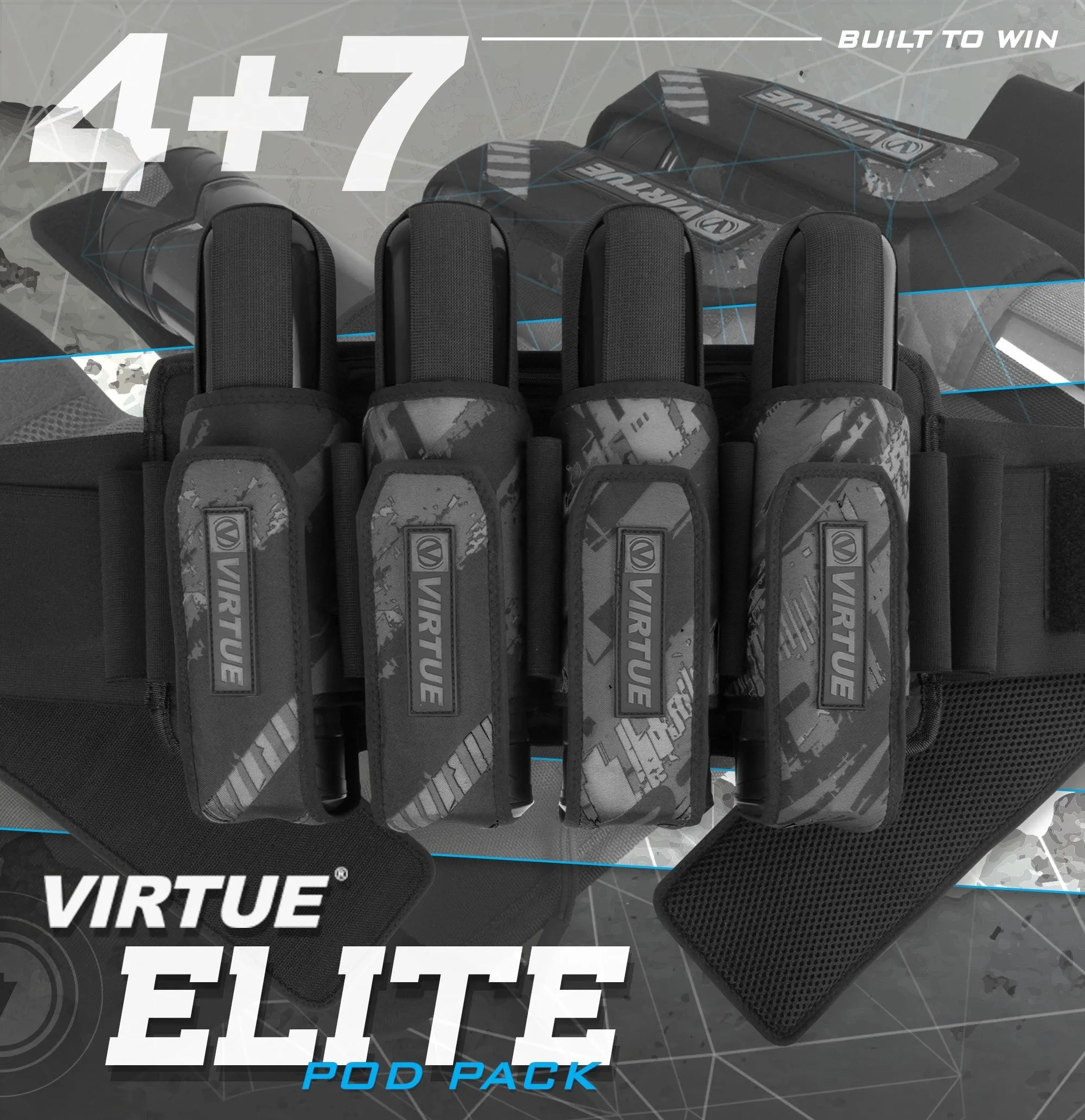 Virtue Elite Pack 4 7 Graphic Black
