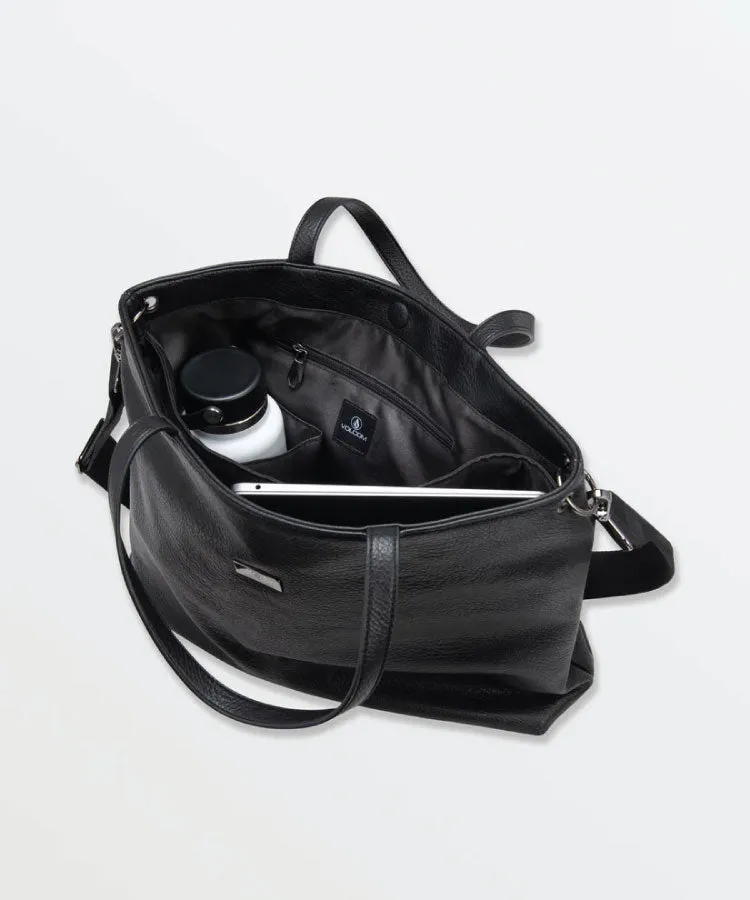 Volcom Strapped Laptop Tote - Black