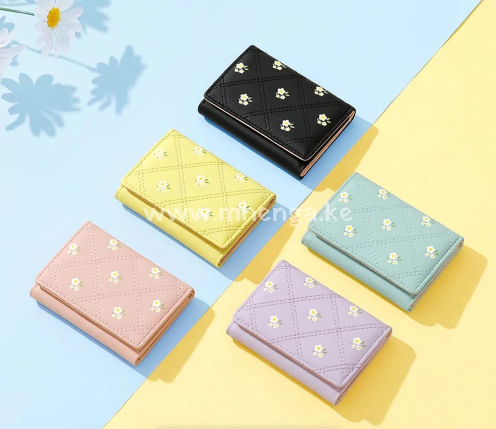 Wallet flower Egg looking