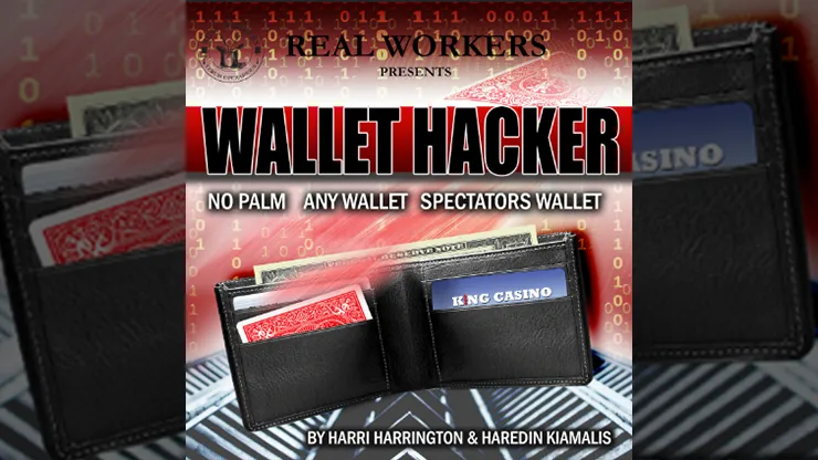 Wallet Hacker BLUE (Gimmicks and Online Instruction) by Joel Dickinson