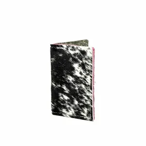 Waylon Wallet - Black & White w/ Smoke Show Croc
