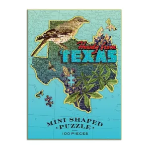 Wendy Gold Texas 100 Piece Mini Shaped Jigsaw Puzzle
