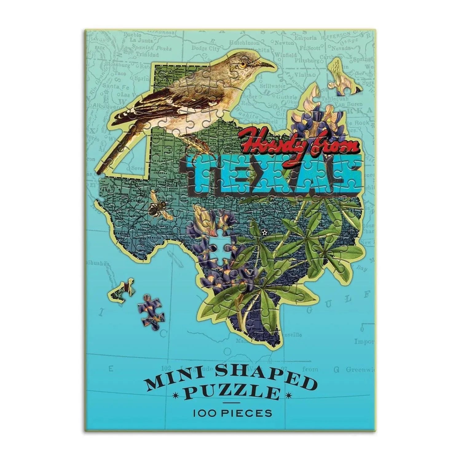 Wendy Gold Texas 100 Piece Mini Shaped Jigsaw Puzzle