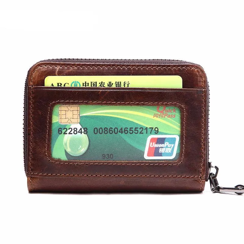 West Louis™ Multi-Functional Leather Bank Card Wallet