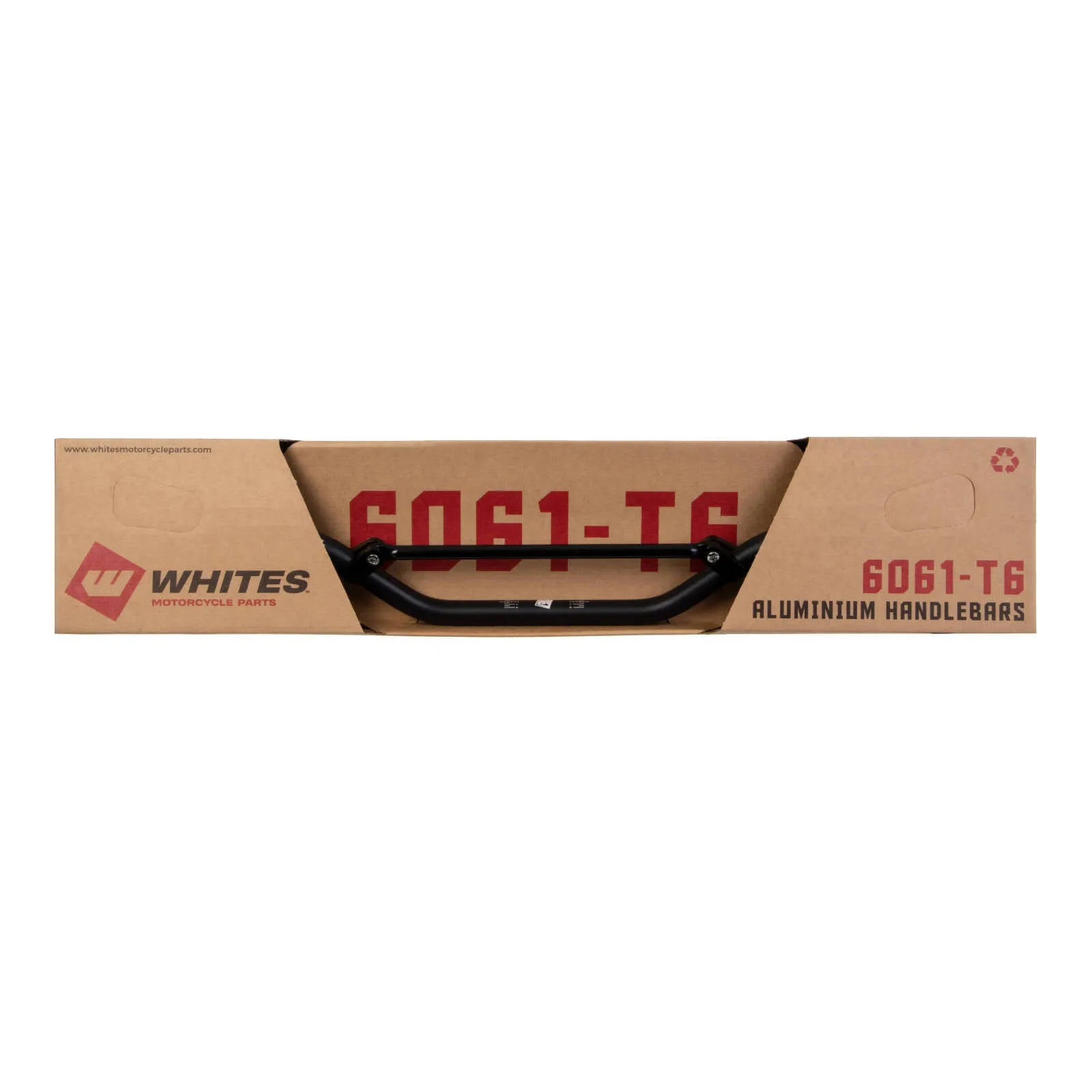 Whites Handlebars Alloy 6061 7/8" (22.2mm) CR High Black