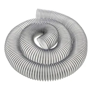 Wire-Reinforced Clear Dust Collection Hoses*