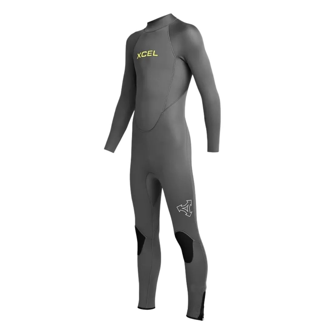 Xcel Kids 4/3mm Axis Backzip Full Wetsuit - Graphite