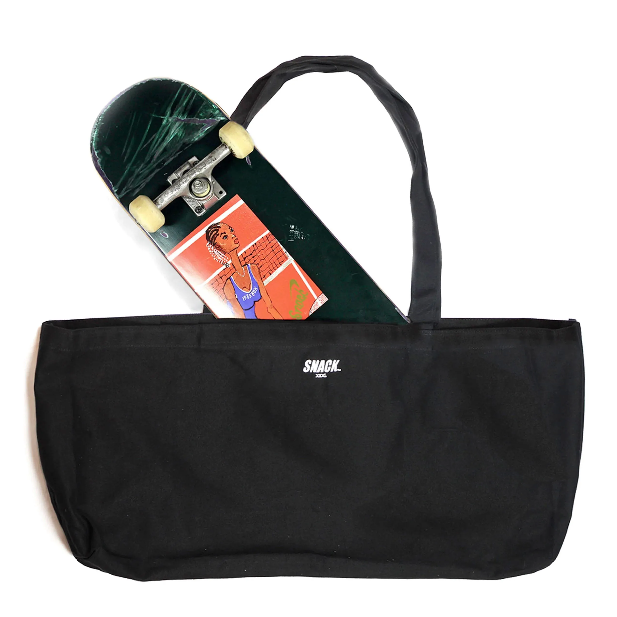 XXXL SKATEBOARD TOTE BAG - BLACK