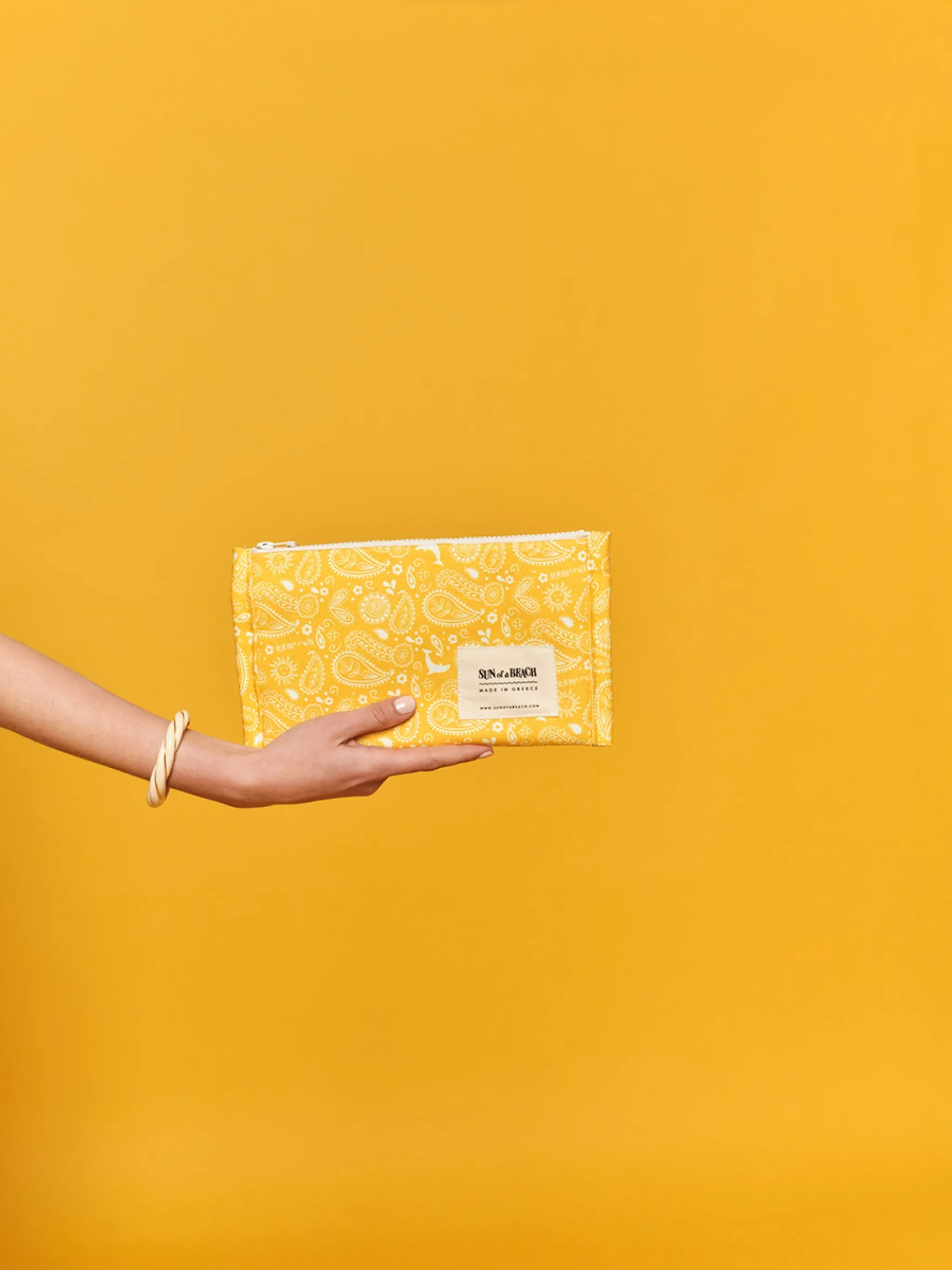 Yellow Bandana | Little Waterproof Pouch