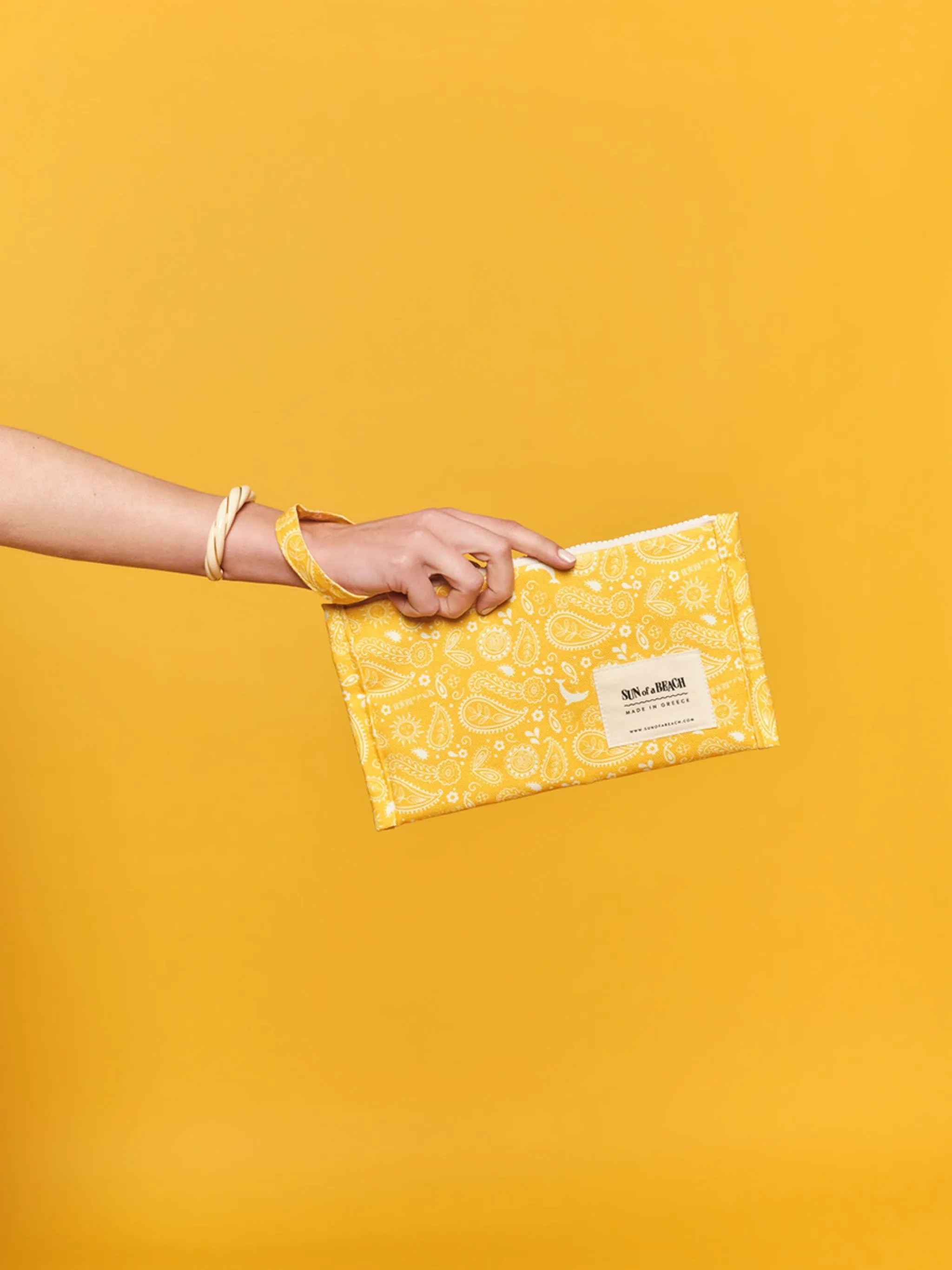 Yellow Bandana | Little Waterproof Pouch