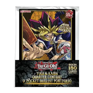 Yugi & Kaiba Quarter Century 9-Pocket Duelist Portfolio - Yu-Gi-Oh! Trading Card Game