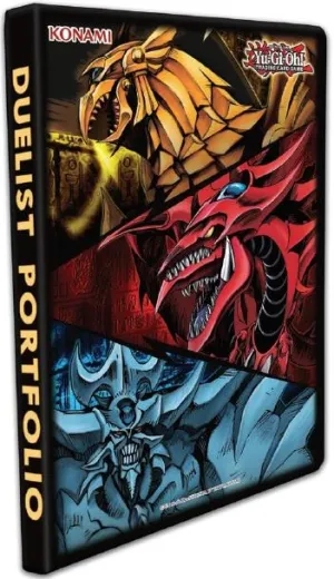 YUGIOH - SLIFER, OBELISK, & RA 9-POCKET BINDER