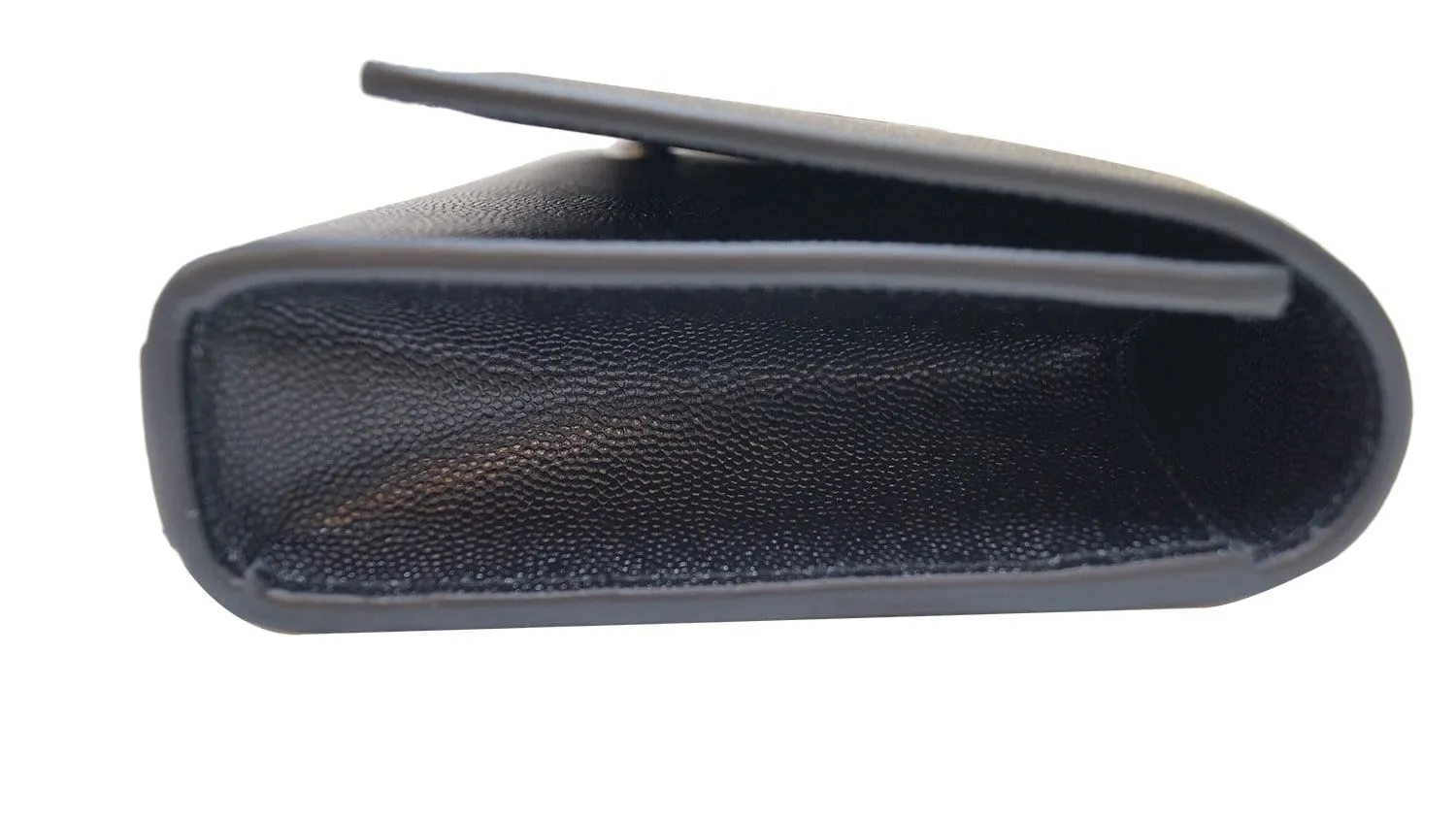 YVES SAINT LAURENT Kate Black Leather Clutch
