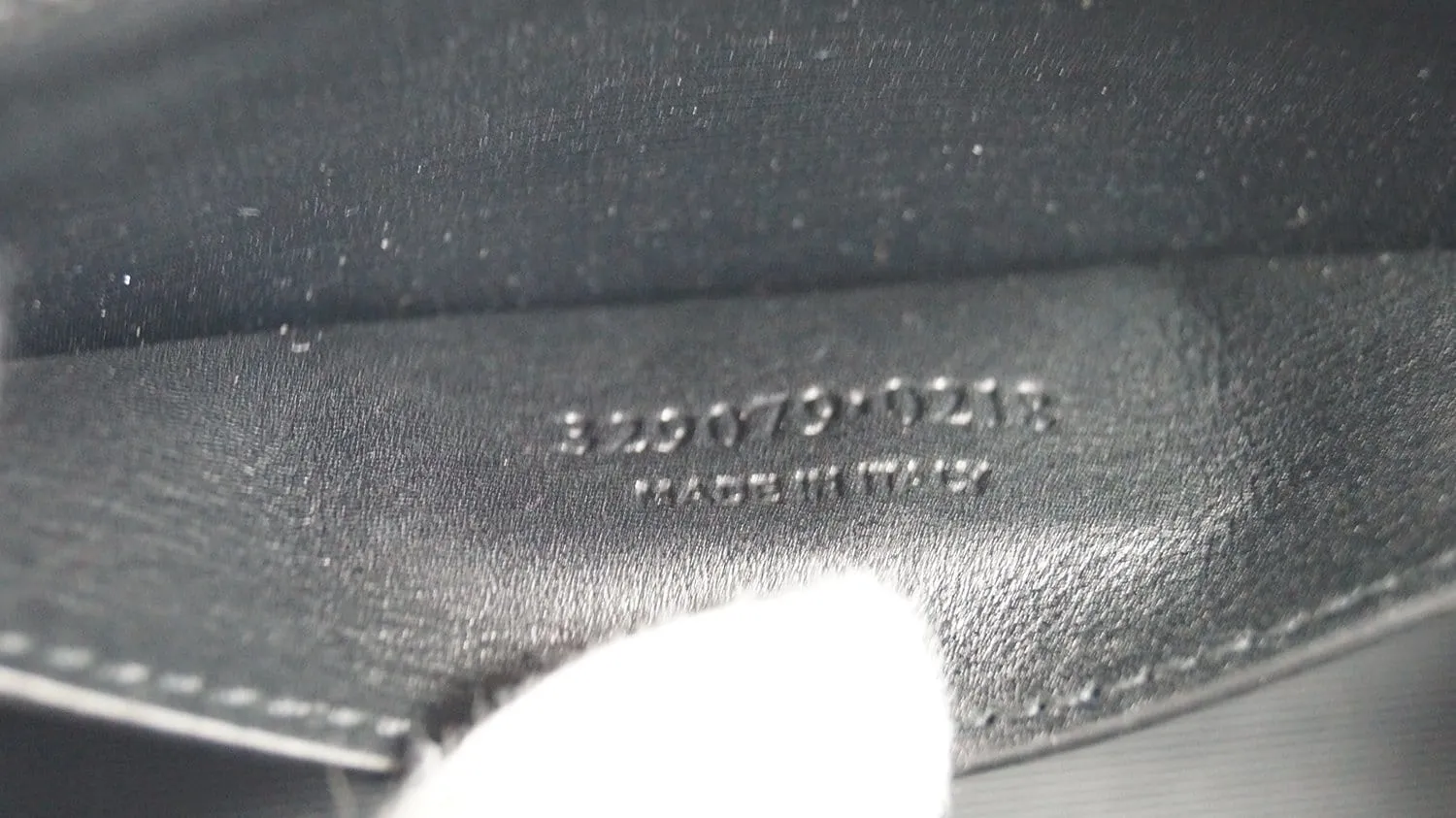 YVES SAINT LAURENT Kate Black Leather Clutch