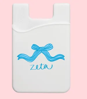 Zeta Tau Alpha Bow Phone Wallet