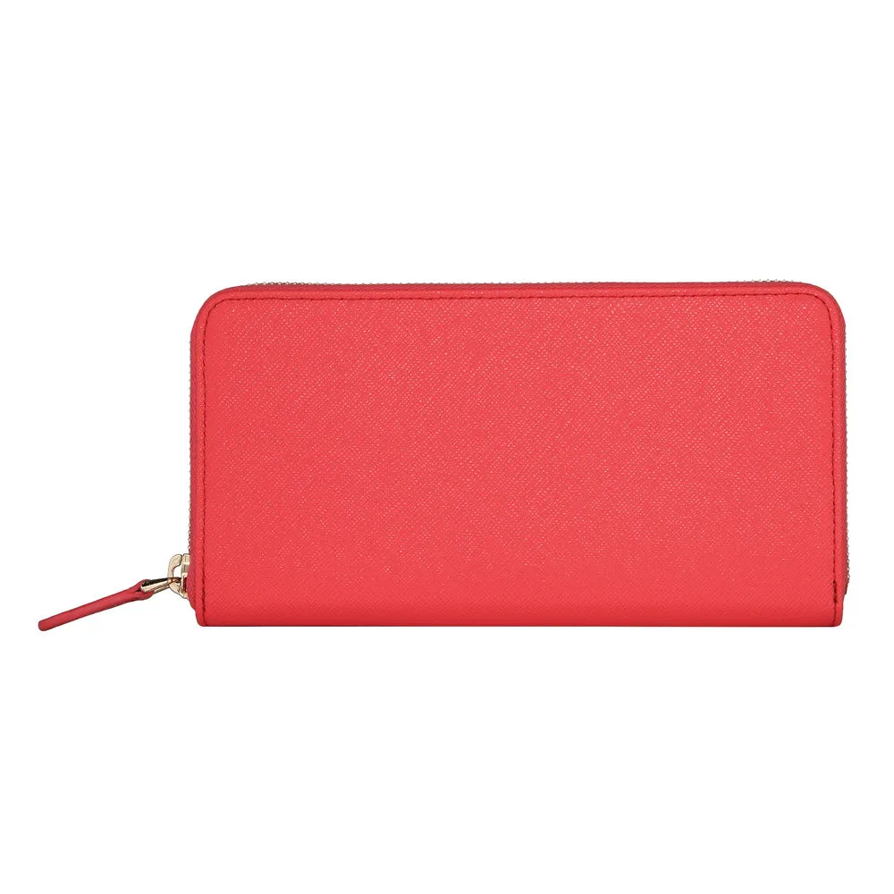Zip Wallet | Lollipop Red
