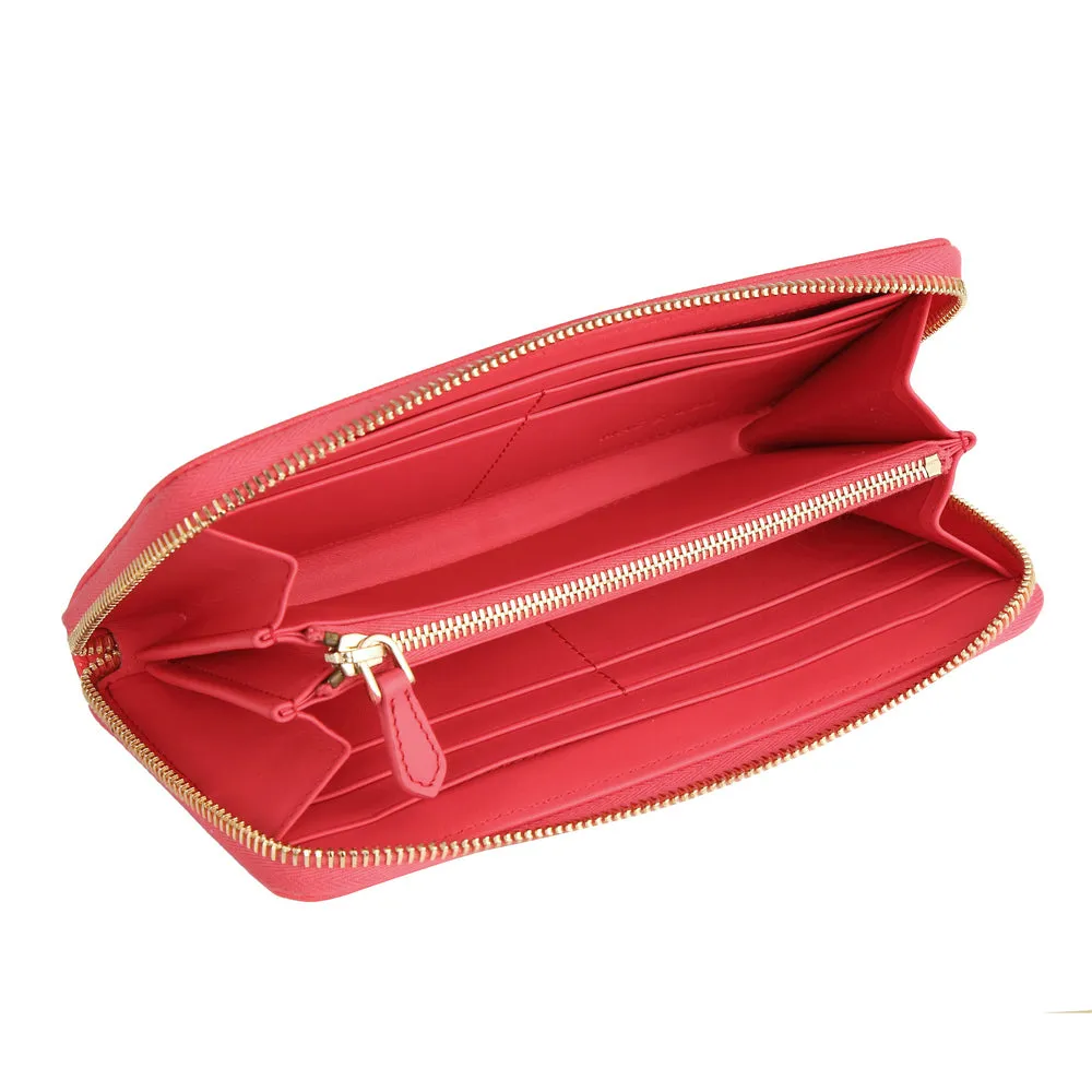 Zip Wallet | Lollipop Red