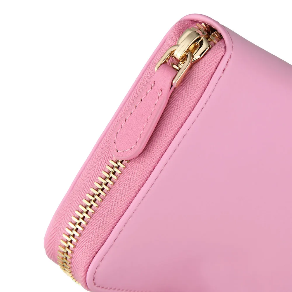 Zip Wallet | Smooth Bubblegum Pink