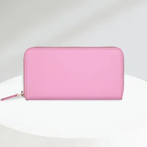 Zip Wallet | Smooth Bubblegum Pink