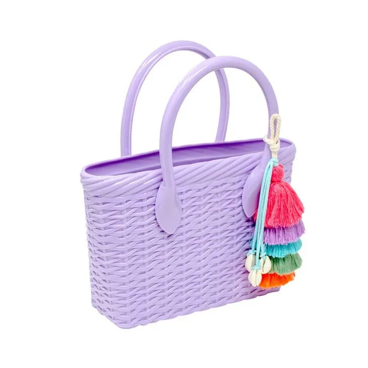 Zomi Gems Jelly Weave Tote Bag - Lavender