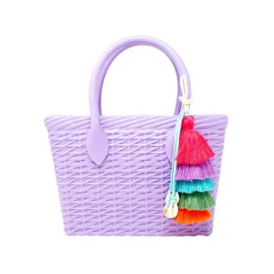 Zomi Gems Jelly Weave Tote Bag - Lavender